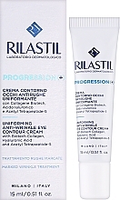 Крем проти зморшок для контуру очей з вирівнювальним ефектом - Rilastil Progression ( + ) Anti-Wrinkle Eye Contour Cream — фото N2