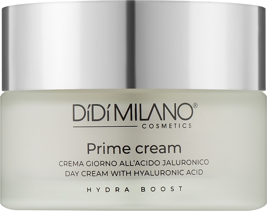 Дневной крем с гиалуроновой кислотой - Didi Milano Prime Cream Day Cream With Hyaluronic Acid — фото N1