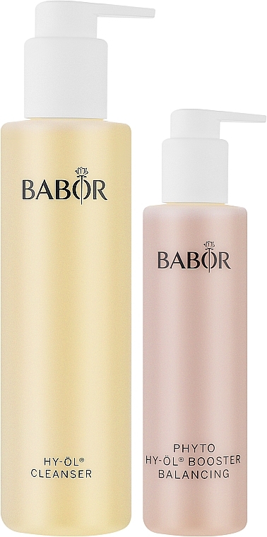 Набір - Babor Cleanser & Phyto HY-ÖL Booster Balancing Set (oil/200ml + cleanser/100ml) — фото N2