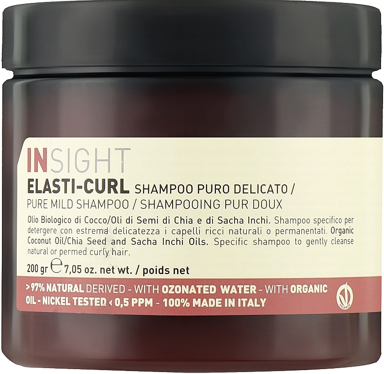 Шампунь м'який для в'юнкого волосся - Insight Elasti-Curl Pure Mild Shampoo — фото N2