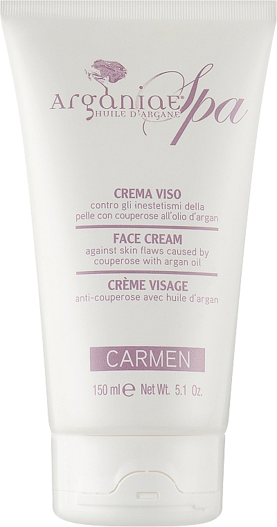 Нормализующий успокаивающий крем для кожи лица, склонной к куперозу - Arganiae Carmen SPA Face Cream — фото N1