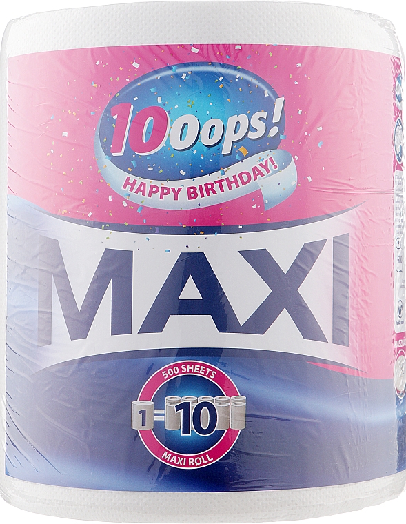 Полотенца бумажные, 2-хслойные - Ooops! Maxi — фото N1
