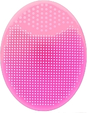 Парфумерія, косметика Силіконова щіточка для вмивання, 30628, яскраво-рожева - Top Choice