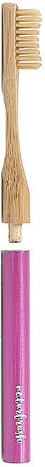 Ручка для бамбуковой зубной щетки, розовая - NaturBrush Headless — фото N1