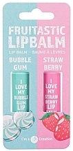 Парфумерія, косметика Набір - Cosmetic 2K Fruitastic Lip Balm (lip/balm/4.2g + lip/balm/4.2g)