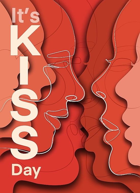 Открытка №1 "Kiss day" - MAKEUP