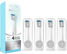 Парфумерія, косметика Набір насадок для електричної зубної щітки, білі - Usmile Soft Clean Brush Heads