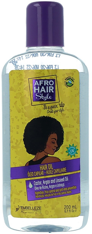 Масло для волос - Novex Afro Hair Style Oil — фото N1