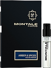 Парфумерія, косметика Montale Amber & Spices - Парфумована вода (пробник)