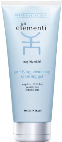 Очищувальний гель для обличчя - Gli Elementi Purifying Cleansing Foaming Gel — фото N1