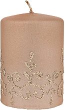 Декоративна свічка "Тіффані", 7x10 см, шампань - Artman Tiffany Candle — фото N1