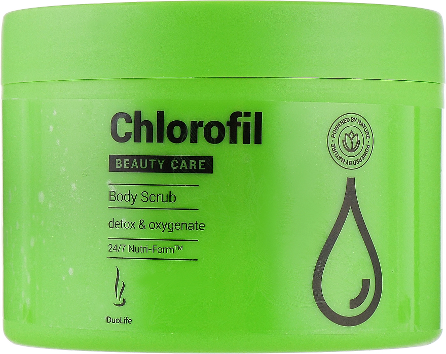 Сахарный пилинг для тела - DuoLife Chlorofil Beauty Care Body Scrub