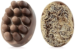Парфумерія, косметика Масажне антицелюлітне мило з люфою "Какао" - BlackTouch Dark Cocoa