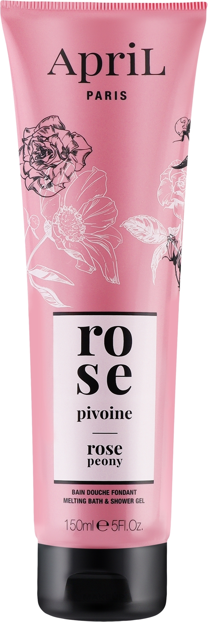 Гель для душа "Розовый пион" - April Rose Peony Melting Bath & Body Gel (туба) — фото 150ml