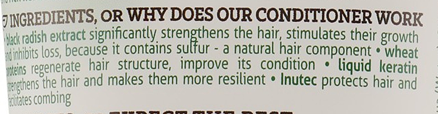 Кондиціонер для ослабленого волосся "Чорна редька" - Farmona Herbal Care Conditioner — фото N3