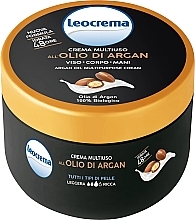 Крем для лица, тела и рук с аргановым маслом - Leocrema Multipurpose Cream Argan Oil — фото N2