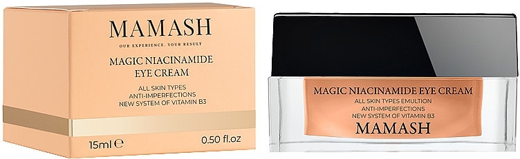 Крем для кожи вокруг глаз с ниациамидом - Mamash Magic Niacinamide Eye Cream — фото N2