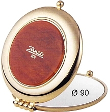 Духи, Парфюмерия, косметика Зеркало карманное, увеличение X3, 90мм - Janeke Gold Mirror