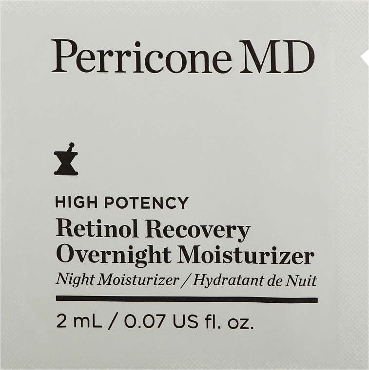 Ультрапитательный увлажняющий крем для лица - Perricone MD High Potency Retinol Recovery Overnight Moisturizer (пробник) — фото N1