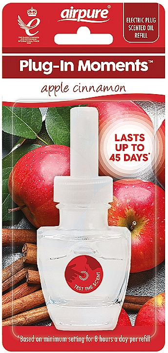 Электрический диффузор "Яблоко и корица" - Airpure Plug-In Moments Refill Apple Cinnamon — фото N1