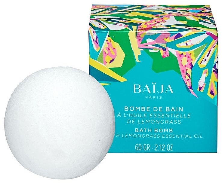 Бомбочка для ног - Baija Bath Bomb With Lemongrass Essential Oil — фото N1