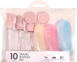 Духи, Парфюмерия, косметика Набор дорожных контейнеров 10 в 1 - Ecarla 10 Travel Bottles Set