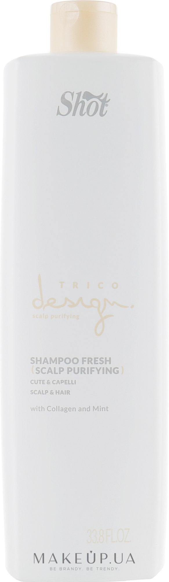 Восстанавливающий шампунь для кожи головы - Shot Trico Design Scalp Purifying Fresh Ice Shampoo  — фото 1000ml