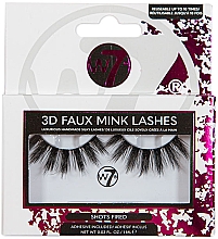 Накладные ресницы - W7 3D Faux Mink Lashes — фото N1
