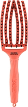Щетка для волос - Olivia Garden Finger Brush Combo Coral — фото N1