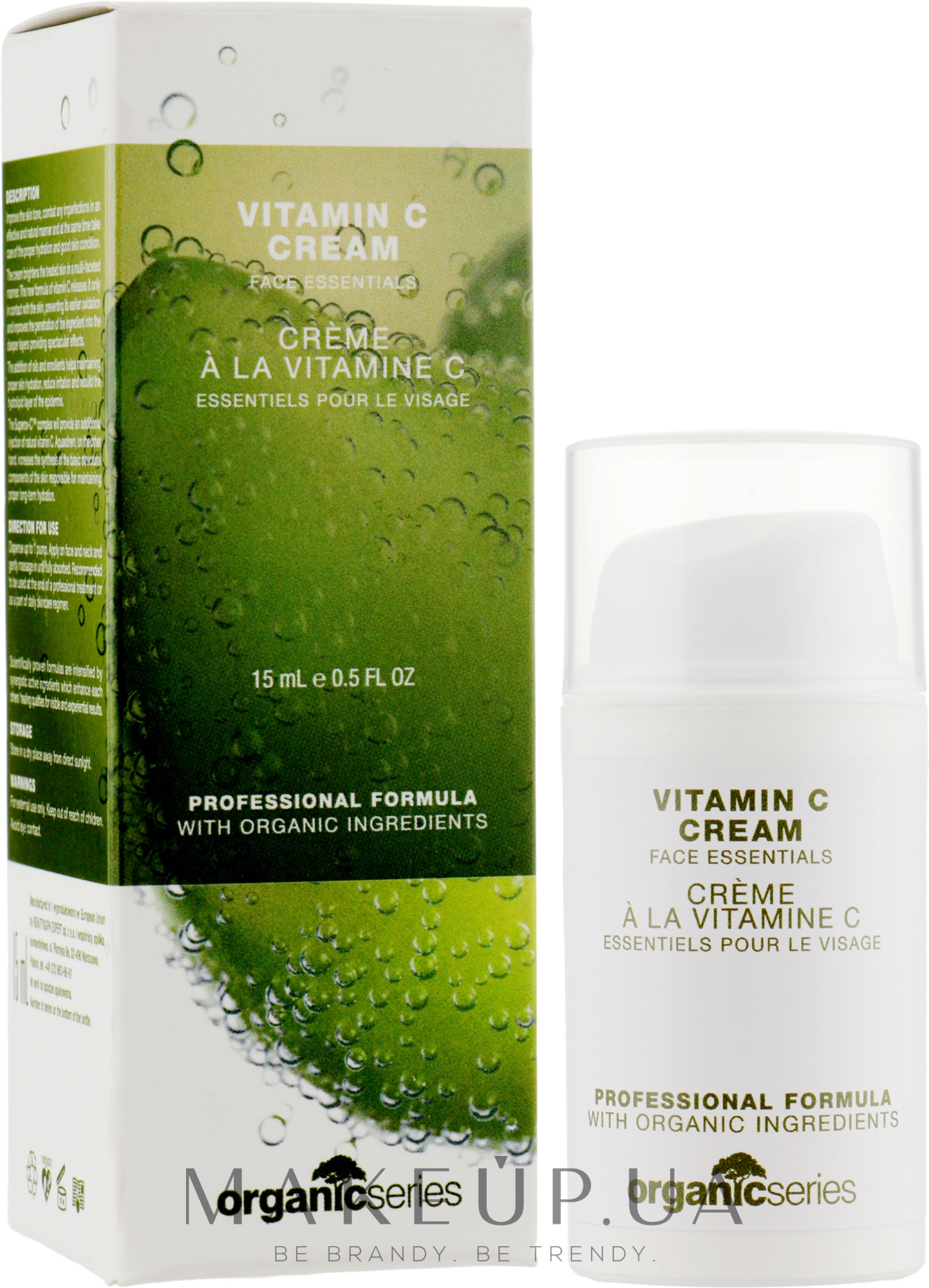 Крем с витамином С 5% - Organic Series Vitamin C Cream 5% (мини) — фото 15ml