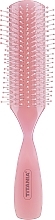 Щітка масажна, вузька, 9 рядів, світло-рожева - Titania — фото N1