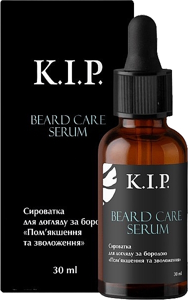 Сироватка для догляду за бородою "Пом'якшення та зволоження" - K.I.P. Beard Care Serum  — фото N1