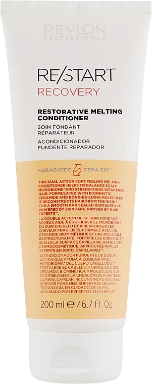 Кондиціонер для відновлення волосся - Revlon Professional Restart Recovery Restorative Melting Conditioner — фото N3