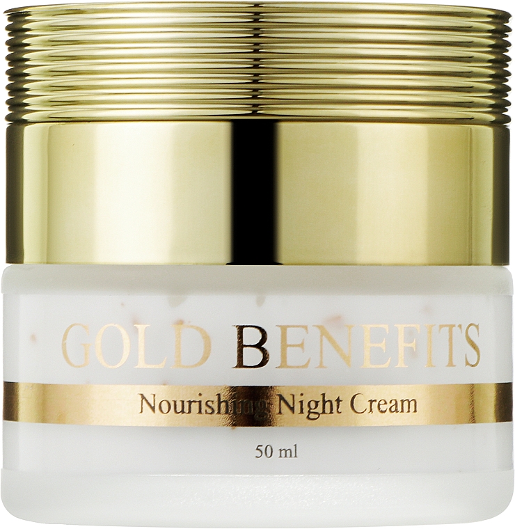 Питательный ночной крем - Sea of Spa 24K Gold Gold Benefits Omega & Hyaluronic Acid Nourishing Night Cream — фото N1