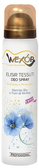 Дезодорант для тканин, меблів та авто - Wexor Narcisio Blue Deo Spray — фото N1