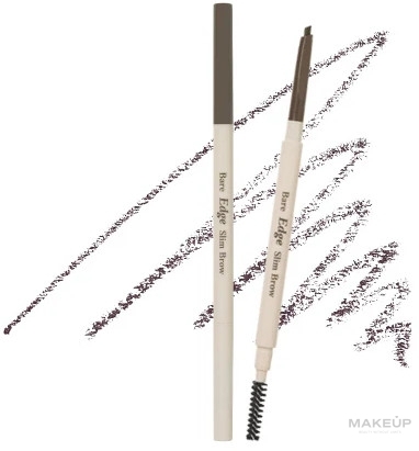 Карандаш для бровей - Etude Bare Edge Slim Brow — фото 01 - Dark Brown