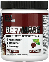Пищевая добавка "Концентрированные кристаллы свеклы", черная вишня - EVLution Nutrition BeetMode Black Cherry — фото N1