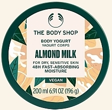 Духи, Парфюмерия, косметика Йогурт для сухой, чувствительной кожи тела - The Body Shop Almond Milk Body Yogurt For Dry, Sensitive Skin New Pack