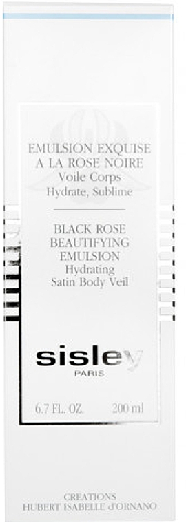 Эмульсия для тела - Sisley Black Rose Beautifying Emulsion — фото N2
