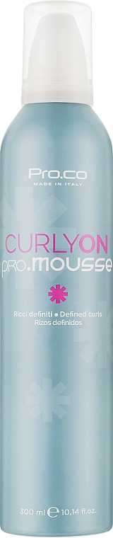 Мус для фіксації в'юнкого волосся - Pro. Co CurlyON Pro Mousse — фото N1