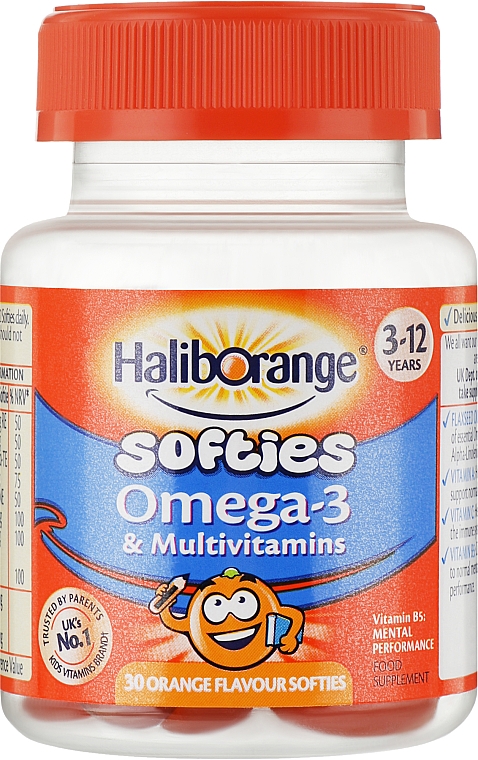 Мультивітаміни для дітей з Омегою-3 - Haliborange Kids Omega-3 & Multivitamin — фото N1