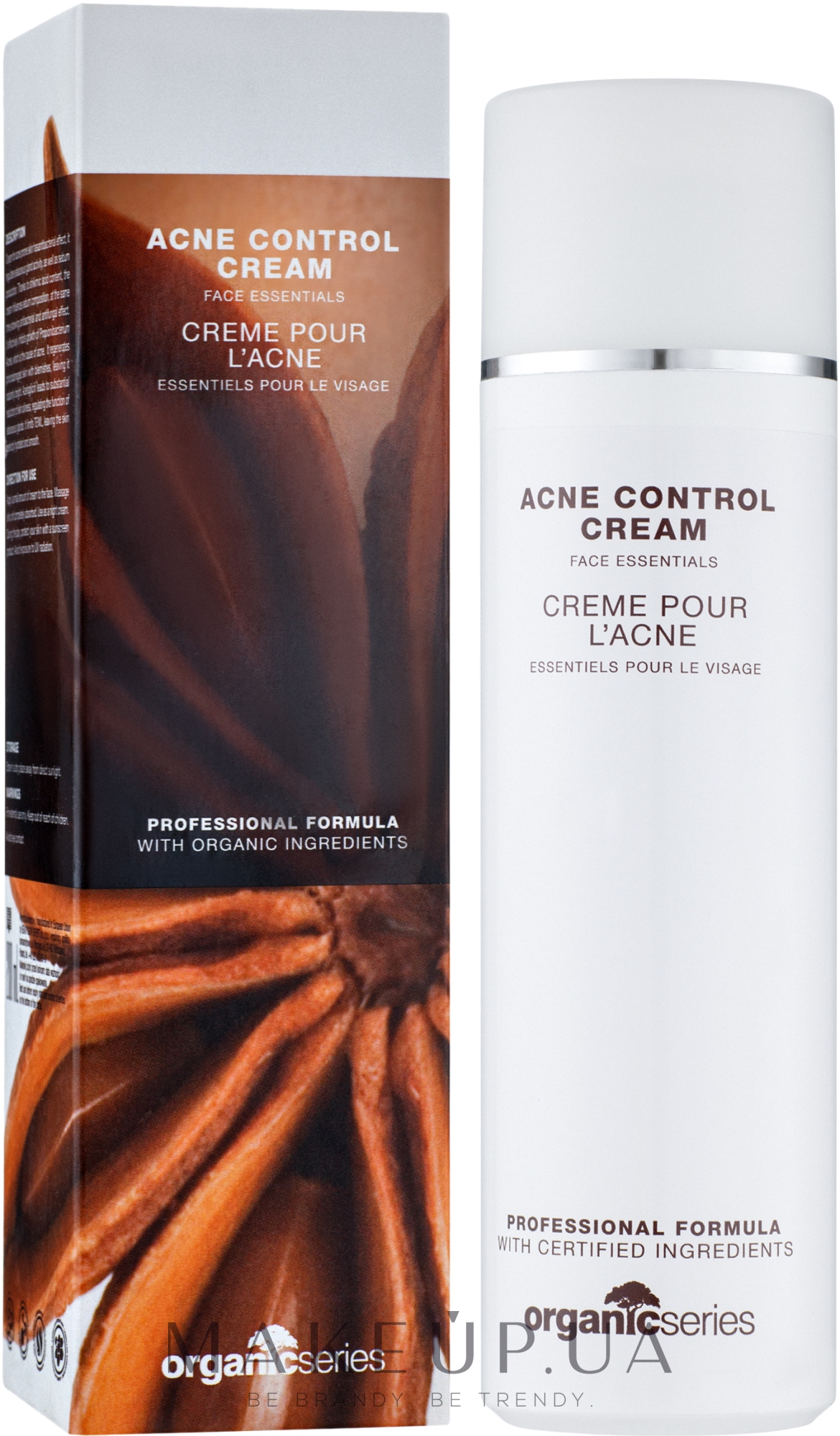 Крем для проблемної шкіри, схильної до акне - Organic Series Acne Control Cream — фото 200ml