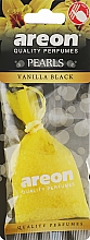 Духи, Парфюмерия, косметика Ароматизатор воздуха "Черная ваниль" - Areon Pearls Vanilla Black