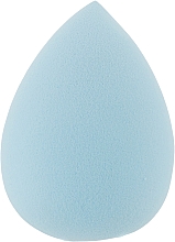 Спонж для макіяжу "Кіндер", краплеподібний, PF-68, блакитний - Puffic Fashion — фото N1