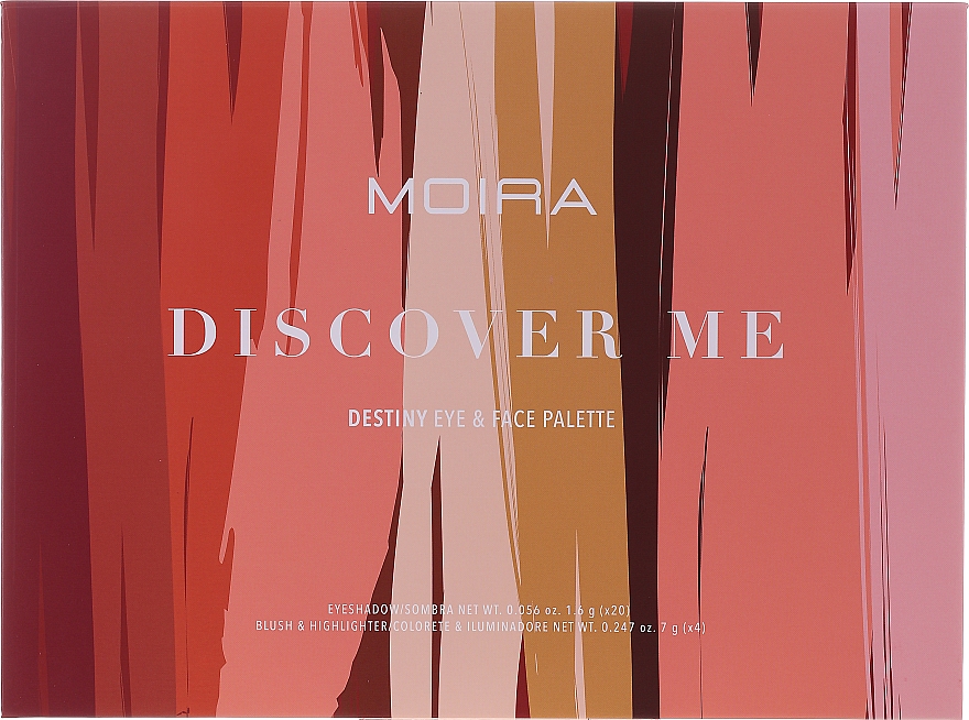 Палетка для макияжа - Moira Discover Me Destiny Eye & Face Palette — фото N3