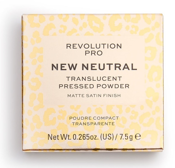 Прозора пудра для обличчя - Revolution Pro New Neutral Translucent Pressed Powder — фото N1