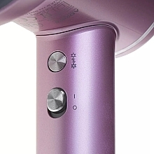 Фен для волосся з LED-дисплеєм, рожевий - Adler AD 2270 Purple LED Superspeed Hair Dryer — фото N4