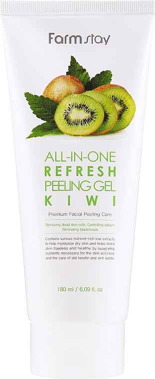 Пилинг-скатка для лица с киви - FarmStay All-In-One Refresh Peeling Gel Kiwi