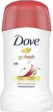 Парфумерія, косметика Дезодорант-стік "Яблуко та білий чай" - Dove Go Fresh Apple & White Tea Deodorant