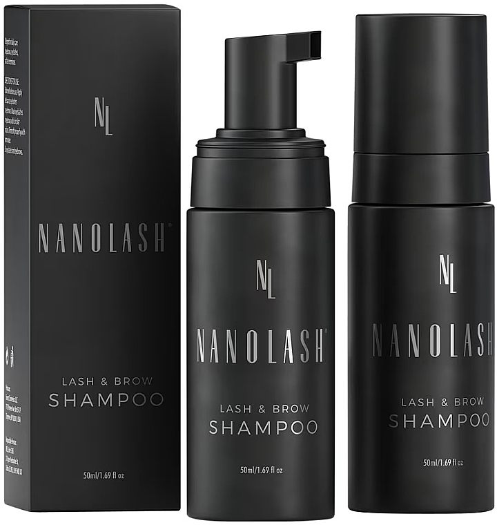 Шампунь для вій і брів - Nanolash Lash & Brow Shampoo — фото N1